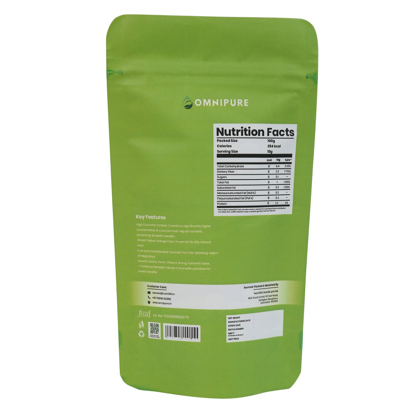 Premium Lakadong Turmeric Powder