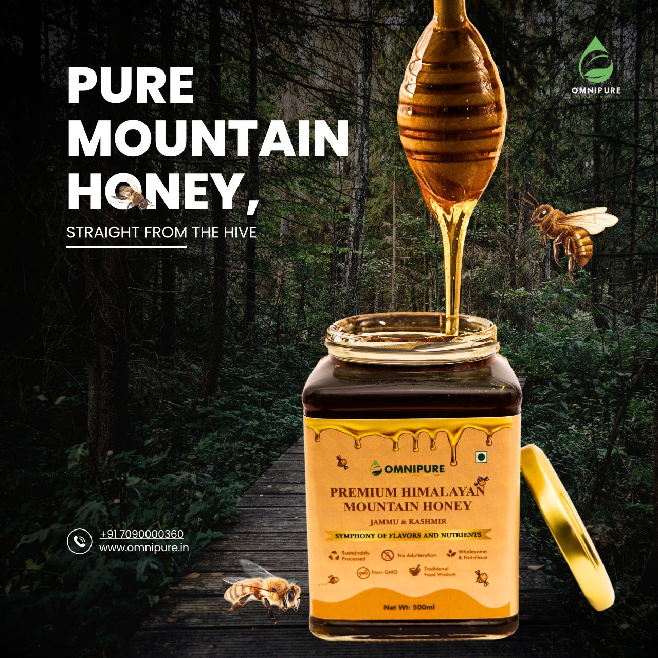 Premium Himalayan Mountain Honey