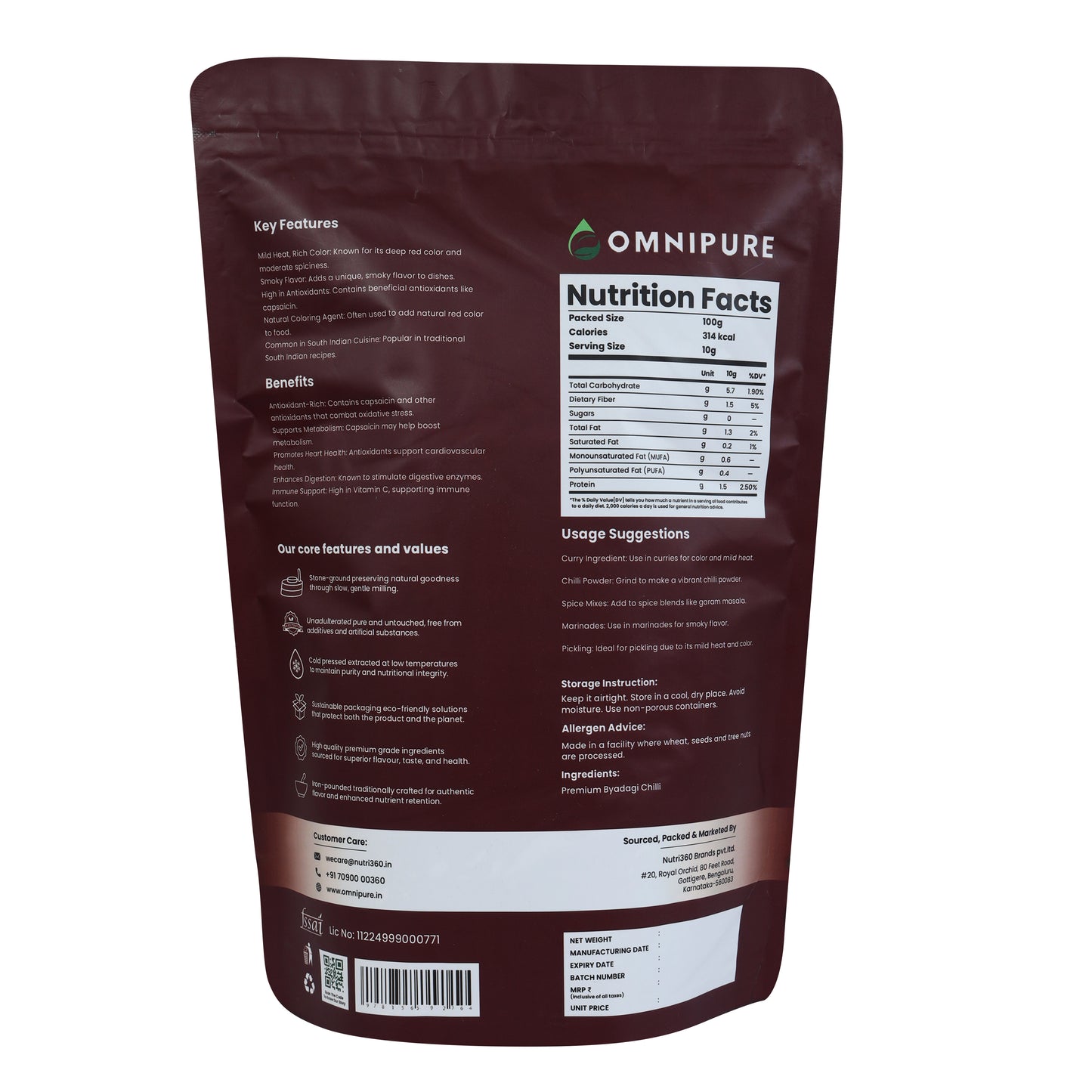 Premium Byadagi Chilli